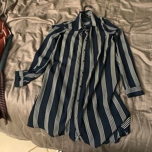 Long , worn like a dress